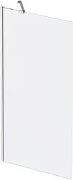 Шторка для ванни Am.Pm Gem матове скло 80x140 см хром WU90BS-080-140CM, Універсальна, матовий, хром