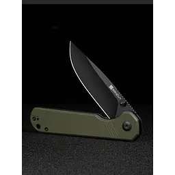 Ніж cкладний Sencut Aetheris S24095-2 зелений G10, чорне лезо - мініатюра 11