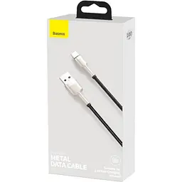 Кабель Baseus Cafule Series Metal Data Cable USB to Type-C 66W 1m Black - мініатюра 2