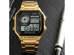 Наручний годинник 1335GD Gold Skmei acs0030805 - мініатюра 5