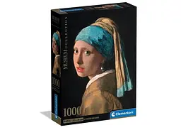 Пазл Clementoni Museum Collection: Дівчина з перловою сережкою, Ян Вермеер (Museum Collection - Vermeer - Girl With Pearl Earring Puzzle - 1000 pcs.), 1000 ел. (39967)