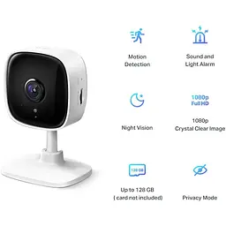 IP-камера TP-Link Tapo C110 3MP N300 microSD motion detection - мініатюра 3