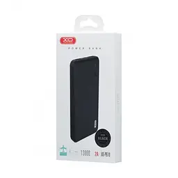 Портативний зовнішній акумулятор XO PB70 13000 mAh Power Bank (Чорний) - мініатюра 4