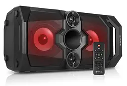 Колонка портативна 2.0 Real-El X-771 Black 2 x 25 Вт пластиковий корпус Bluetooth MicroSD/USB акумулятор 8000 мАг - мініатюра 3