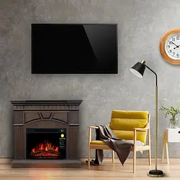 Камінокомплект ArtiFlame YORK AF23S МАХАГОН КОРИЧНЕВИЙ АНТИК - мініатюра 2