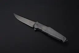 Ніж складаний туристичний Ruike P108-SB, (8.8 см) 14C28N / 3cr14n чорний - мініатюра 3