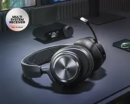 Ігрова гарнітура SteelSeries Arctis Nova Pro Wireless Чорний PC/PS/SW/MAC/MOB - мініатюра 8