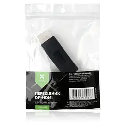 Перехідник Display Port M to HDMI F Vinga (VCPADPF2HDMIMBK) - мініатюра 3