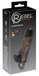 Насадка на пеніс Rebel Extension Regular Fit Penissleeve 19 см чорний - мініатюра 9