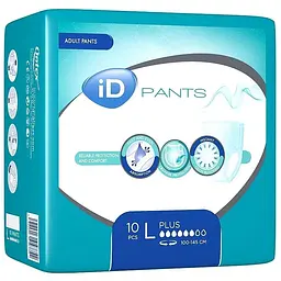Підгузки-трусики для дорослих iD Pants Plus L, 10 шт. - мініатюра 2