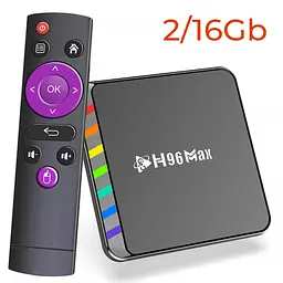 Смарт ТВ приставка H96 MAX W2 2/16 S905 W2 Smart TV Box - мініатюра 2