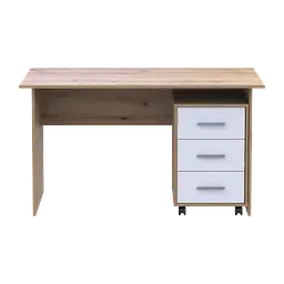 Офісний стіл Doros Т3 Дуб Евок/Білий ДСП 120х68х78 (41901064)
