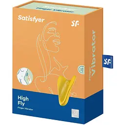 Вібратор на палець Satisfyer High Fly Yellow - мініатюра 6