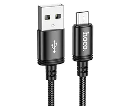 Кабель Hoco X91 microUSB 3 метра штекер микро-нейлоновое оплетение - миниатюра 6