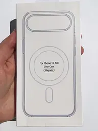 Протиударний чохол для Apple iPhone 17 AIR Clear Case Ultra Hybrid MagSafe Прозорий з магнітом - мініатюра 4
