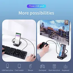Док-станція Baseus Mate Docking Type-C Intelligent HUB (CAHUB-AT01) - мініатюра 6