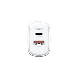 Мережевий зарядний пристрій ArmorStandart Poweraze 20W GaN Type-C + USB-A White (ARM87066) - мініатюра 4