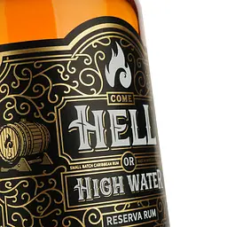 Ром Hell or High Water Reserva Rum 40% 0.7 л - мініатюра 3