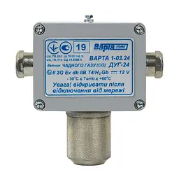 Датчик оксиду вуглецю (чадного газу) промисловий Теміо ДУГ-24 для блоку керування ВАРТА 1-03.24 / ВАРТА 1-03.24П (96-00027) - мініатюра 2