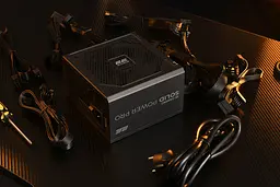 Блок живлення 2E GAMING Solid Power Pro ATX3.1 GEN5.0 (650W), >85%, 80+ Bronze, 120мм, 1xMB 24pin(20+4), 2xCPU 8pin(4+4), 3xMolex, 6xSATA, 4xPCIe 8pin(6+2), 1x12VHPWR, Semi Modular - мініатюра 3