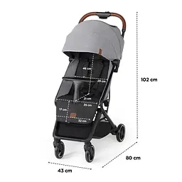 Прогулянкова коляска Kinderkraft Nubi Pink - мініатюра 8
