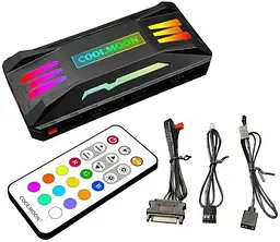 Контролер Coolmoon PWM ARGB controller (CM-PA1-B) Black