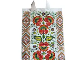 Пакет із петльовою ручкою (34*47+3) "Вишиванка" ХВГ (25 шт.)
