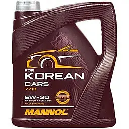 Олія моторна Mannol for korean cars 5W-30 4 л (183569)