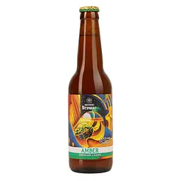 Пиво Volynski Browar Amber, світле, нефільтроване, 4,4%, 0,35 л