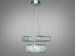 Підвісна люстра LED Diasha 575/500+320HR хром 82 Вт 4510 Лм - мініатюра 6