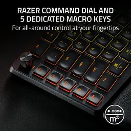 Клавіатура Razer Pro Type Ergo 118 key USB-A/WL/BT EN RGB Black (RZ03-05440100-R3M1) - мініатюра 11