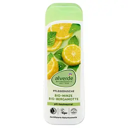 Гель для душу Alverde Naturkosmetik поживний з м'ятою та органічним бергамотом 250 мл