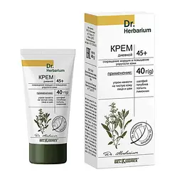 Крем денний 45+ Dr. Herbarium скорочення зморщок і підвищення пружності шкіри