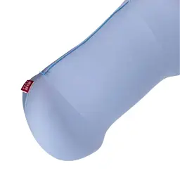 Подушка для попереку Yiwu Minimal Memory Foam 37х28х10 см матовий трикотаж блакитний - мініатюра 4