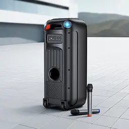 Бездротова акустика Hoco HA13 MAX Outdoor 2 бездротові мікрофони - мініатюра 8