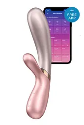 Вібратор-кролик Satisfyer Hot Lover 20 см рожевий - мініатюра 3