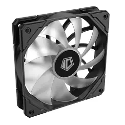 Вентилятор 120 мм, ID-Cooling TF-12025-PRO ARGB TRIO, Black (3 шт), 120x120x25 мм, ARGB підсвітка, 500-1800 об/хв, 35.2dB(A) max, 4-pin (PWM) / 3-pin (ARGB) - мініатюра 3