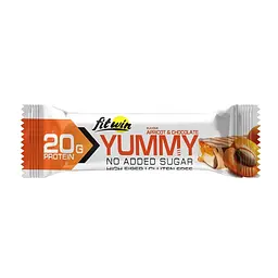 Батончик FitWin YUMMY Bar 36% no added sugar, 55 грам - Абрикос-шоколад