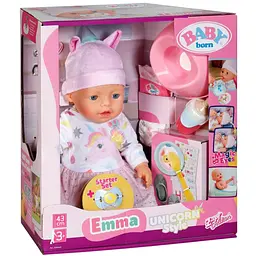 Лялька Baby Born Емма-Єдиноріг з аксесуарами 43 см (836668)