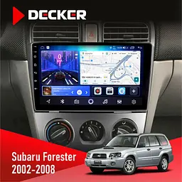Штатна магнітола Subaru Forester 2002-2008 Decker D9-006 4x64, 4G Decker (НФ-00003835)