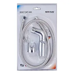 Гігієнічний гарнітур Mixxus Bidet SET-001 120 см LE2773, Хром - мініатюра 2