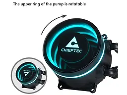 Водяне охолодження Chieftec Iceberg 360 ARGB (CLC-360-RGB) - мініатюра 5