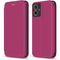 Чохол-книжка Make Motorola G55 Flip Ruby