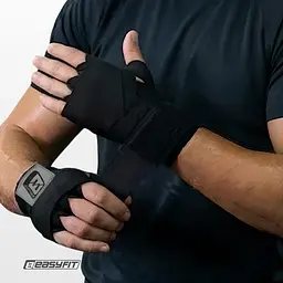 Бінти для боксу EasyFit EF-0374-30-bk, Classic Wrap, чорний 3 м - мініатюра 4