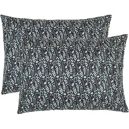 Набір наволочок Home Line бязь цвітіння трав графіт 50 x 70 см (176878)