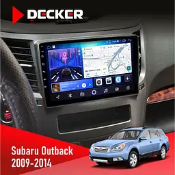 Штатна магнітола Subaru Outback 2009-2014 Decker D9-006 4x64, 4G Decker (НФ-00003851)