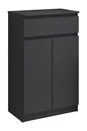 Тумба для взуття MebelStar Нео 80x35x95 см Антрацит (MBS-1009) - мініатюра 3