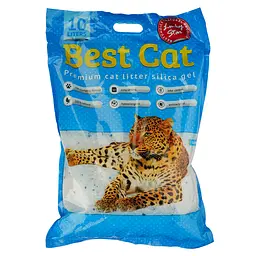 Силікагелевий наповнювач для котячого туалету Best Cat Blue Mint, 10 л (SGL008)