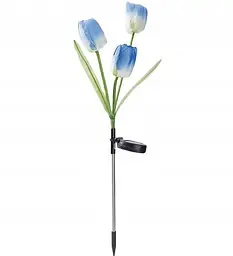 Світильники садові BlueTulip flower на сонячній батареї квіти тюльпани 2 шт - мініатюра 4