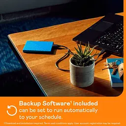 Зовнішній жорсткий диск Western Digital External WD My Passport 6TB USB 3.2 Blue (WDBR9S0060BBL-WESN) - мініатюра 6